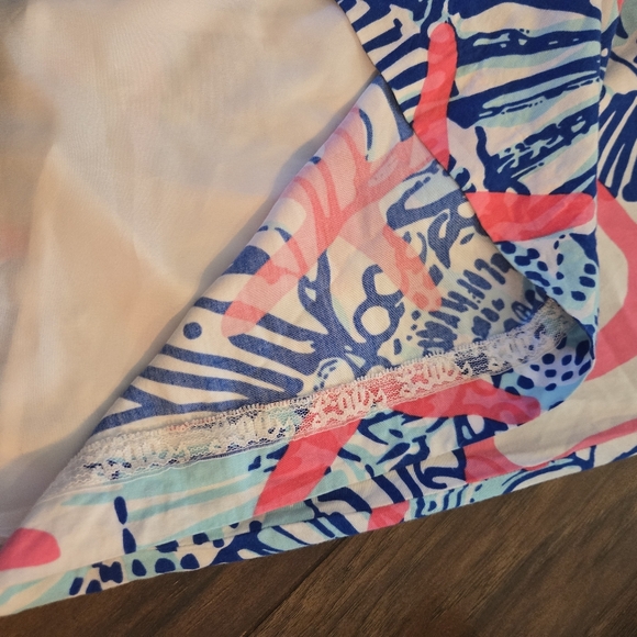 Lilly Pulitzer She She Shells Harbor Tunic Dress Medium Starfish - Picture 5 of 9